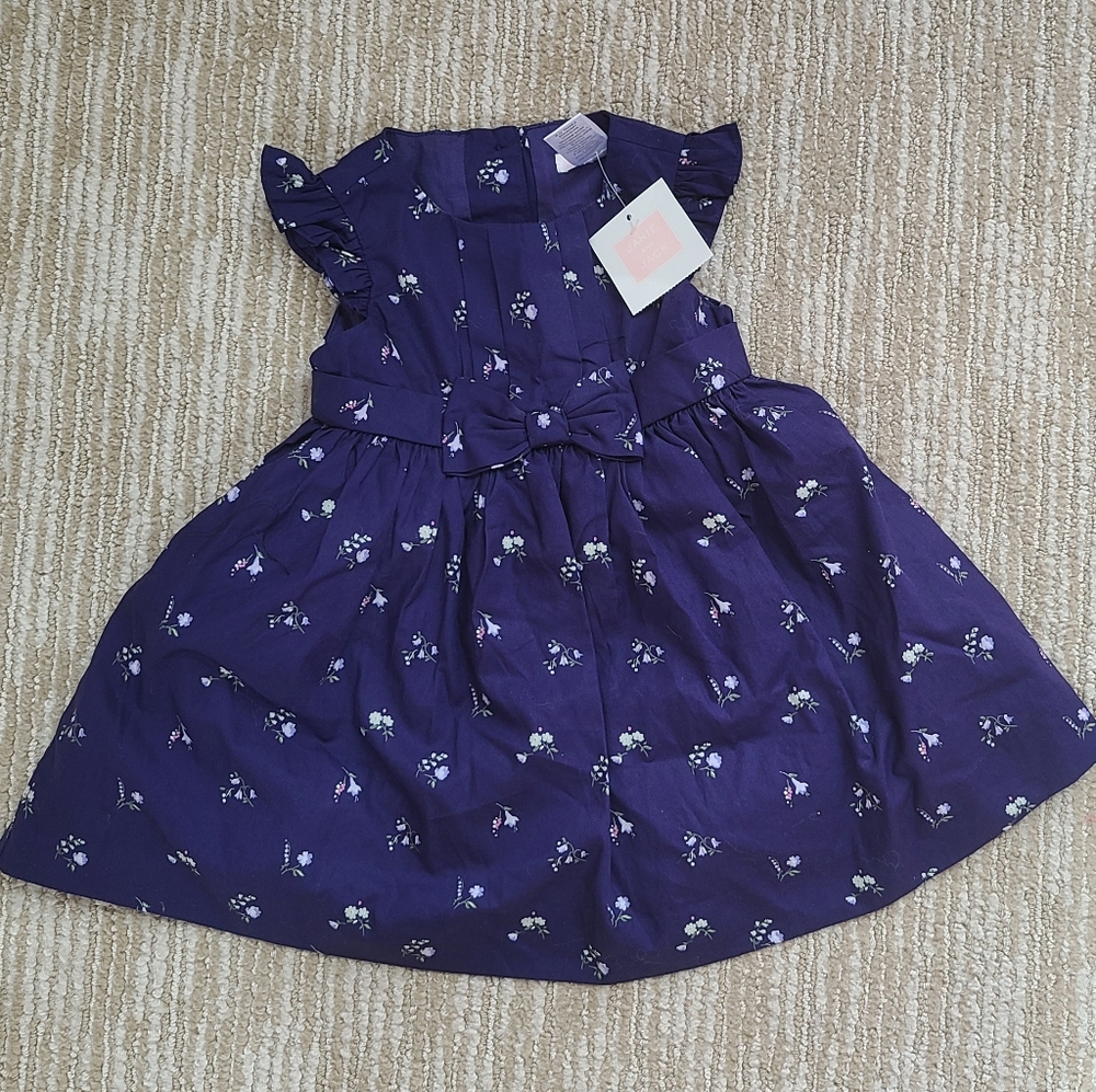 Janie and Jack navy floral dress